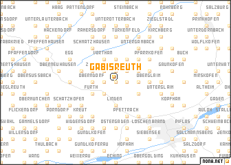 map of Gabisreuth