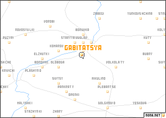 map of Gabitatsʼya