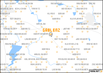 map of Gablenz