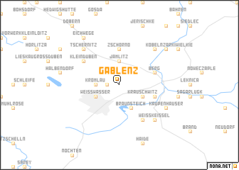 map of Gablenz