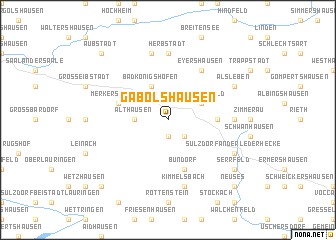 map of Gabolshausen