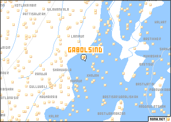 map of Gabol Sind