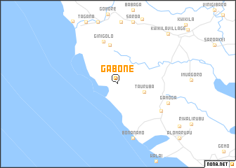 map of Gabone