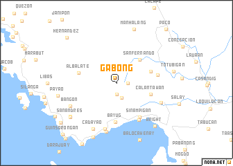 map of Gabong