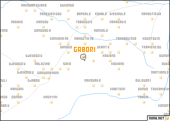 map of Gabori