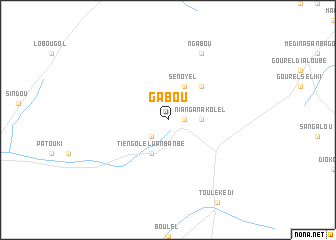 map of Gabou