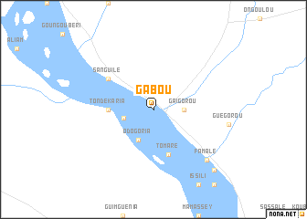 map of Gabou