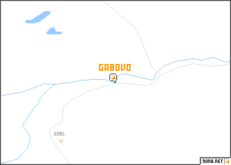 map of Gabovo