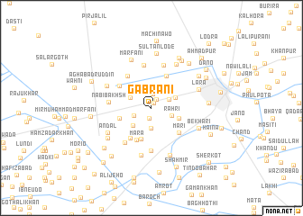 map of Gabrāni