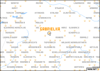 map of Gabrielka