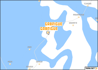 map of Gabrigué