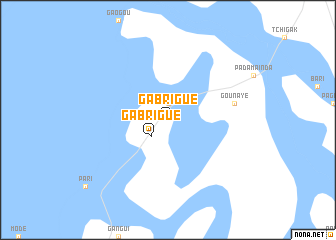 map of Gabrigué