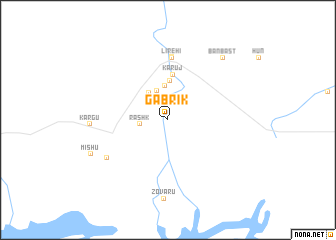 map of Gābrīk