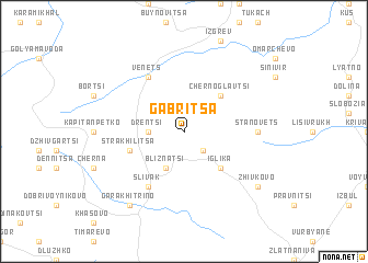 map of Gabritsa