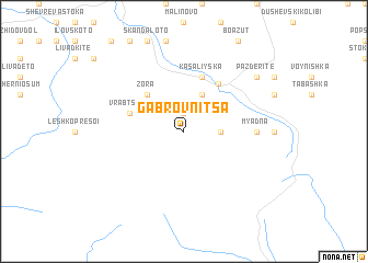 map of Gabrovnitsa