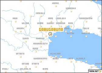 map of Gabugabuna