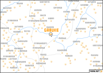 map of Gabuke