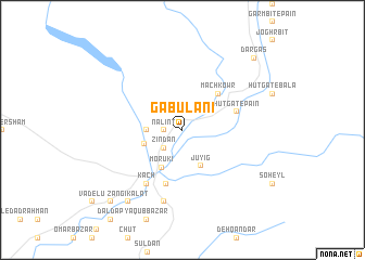 map of Gabūlānī