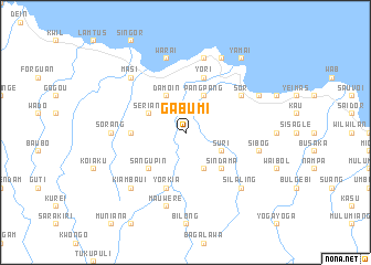 map of Gabumi