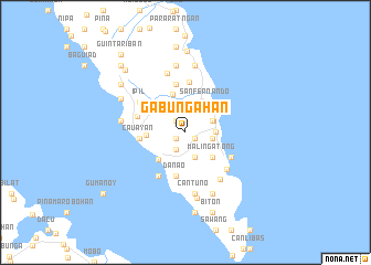 map of Gabungahan