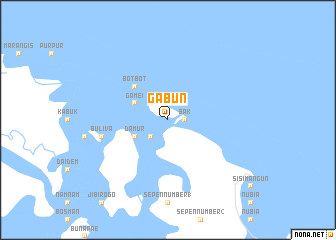 map of Gabun