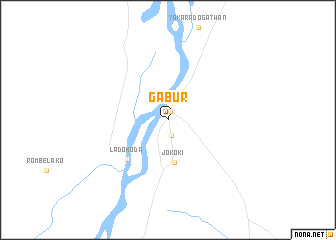 map of Gabur