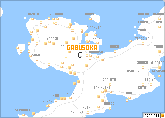 map of Gabusoka