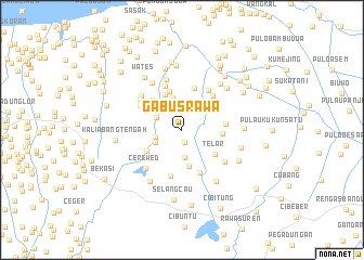 map of Gabusrawa