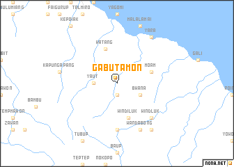 map of Gabutamon