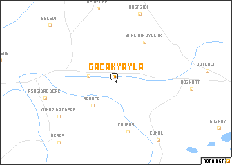 map of Gacakyayla