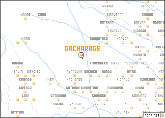 map of Gacharage