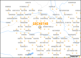 map of Gachatha