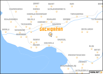 map of Gachī Qarān