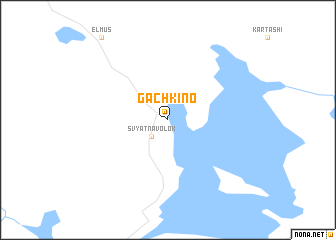 map of Gachkino