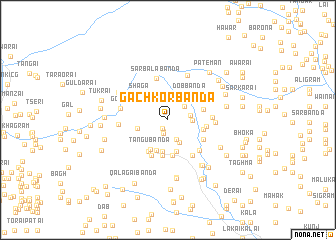 map of Gāchkor Bānda