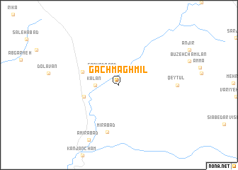 map of Gach Maghmīl