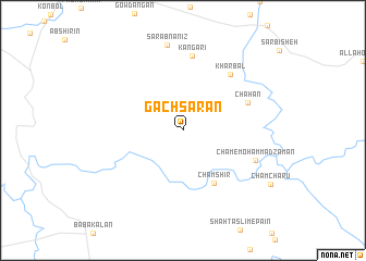 map of Gach Sārān