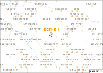 map of Gackau