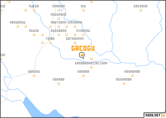 map of Gacogu