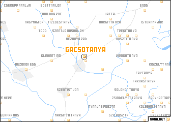 map of Gacsótanya