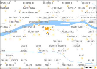 map of Gać