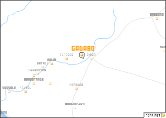 map of Gadabo