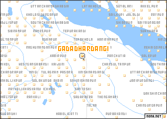 map of Gadādhardāngi