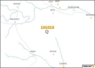 map of Gadaga