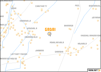 map of Gādai