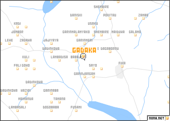 map of Gadaka