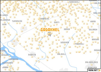 map of Gada Khel