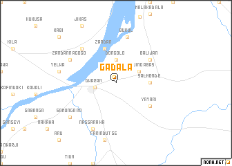 map of Gadala