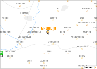 map of Gădălin