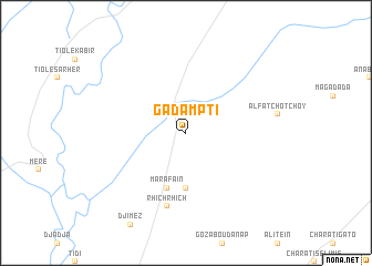 map of Gadampti